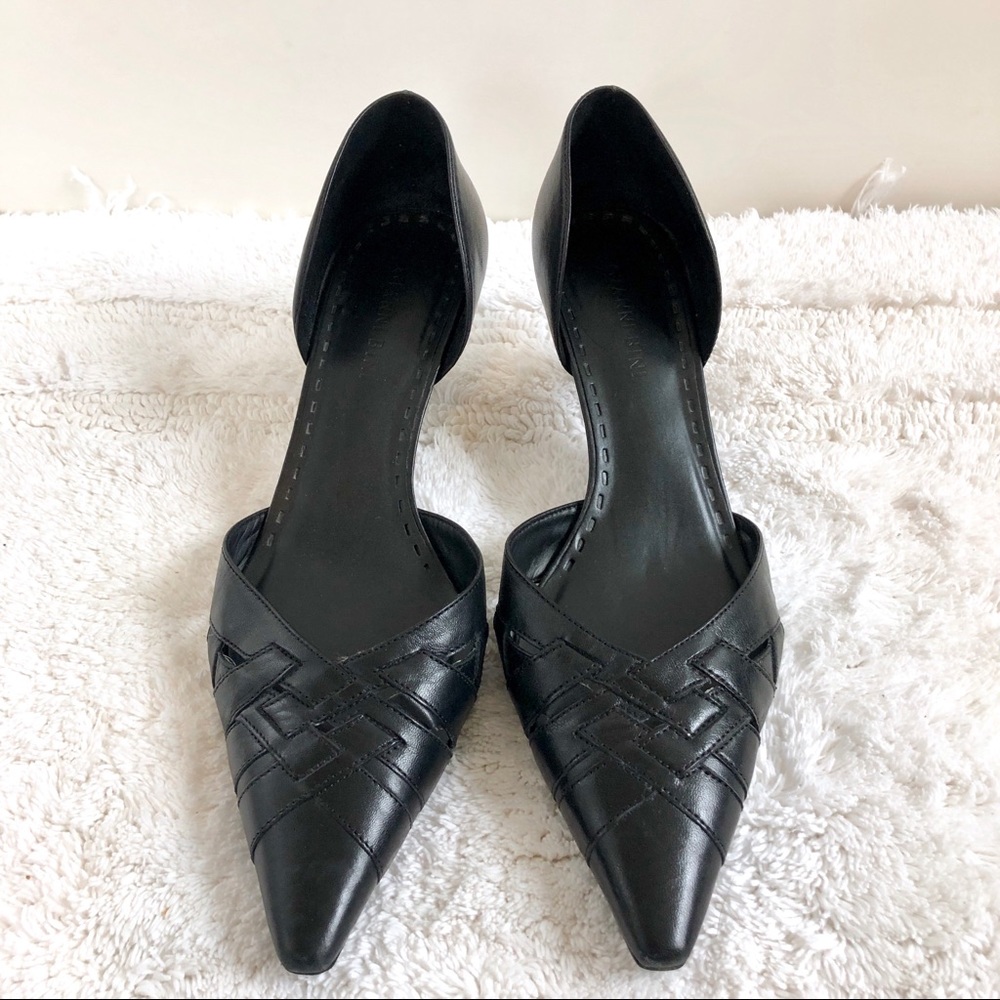 Gianni Bini Pointy Toe Open Mid Section Pump.